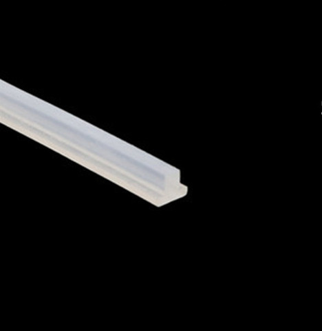 Tira de goma de silicona en forma de T pequeña, barra en T impermeable, resistente al calor, transparente ► Foto 1/3