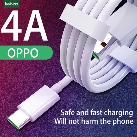 Cable de datos de carga rápida tipo C para teléfono móvil Oppo, Cable de datos de carga rápida Reno2/R17pro, Cable usb c ► Foto 1/5