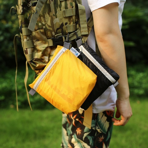 Al aire libre bolsa natación impermeable bolsa para camping de senderismo con gancho de la cremallera, bolsa de almacenamiento de 4 colores bolsa de bolsillo ► Foto 1/5