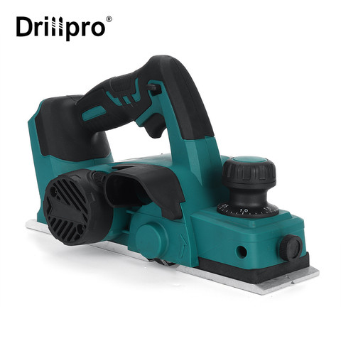 Drillpro-cepillo eléctrico inalámbrico de 18V y 15000r/min, con llave, recargable de mano, para batería Makita de 18V, corte de madera ► Foto 1/6