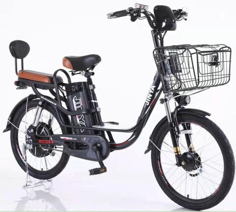 Bicicleta eléctrica para adulto de 20/22 pulgadas, batería de litio de 48V, 10ah-22ah, tambor delantero, freno de expansión trasero, MOTOR de 400W + luz de giro/freno ► Foto 1/6