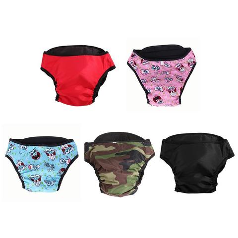 XS-XXL Pets-Pantalones fisiológicos para perros, pañal sanitario, pantalones cortos para menstruación, bragas, ropa interior, Mono ► Foto 1/6