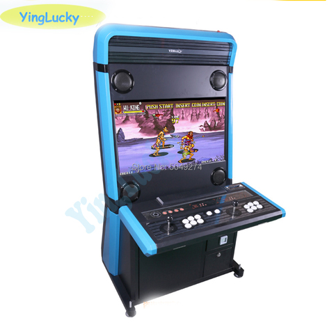 Máquina de juegos con ranura para arcade vewjes, máquina de entretenimiento con pantalla LCD de 32 pulgadas KOF, herramienta de entretenimiento Pandora 3D key 7 con monedas ► Foto 1/1