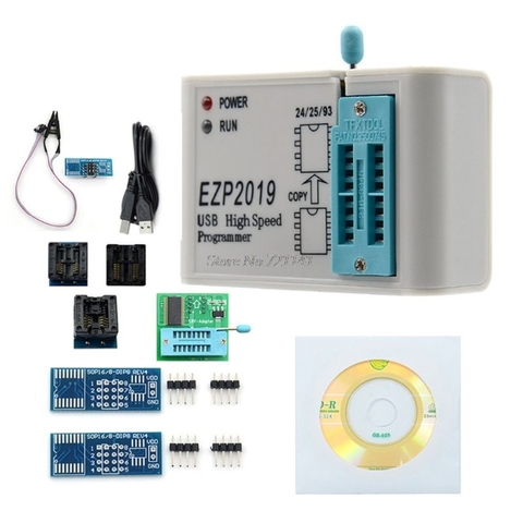 EZP2022 + programador SPI USB de alta velocidad compatible con Chips Flash Bios de 24 25 93 EEPROM, tipos opcionales A/B/C, venta al por mayor y envío directo ► Foto 1/6