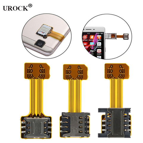 Doble tarjeta SIM híbrida TF Universal para teléfono Xiaomi, extensor de adaptador Micro SD TF 2 Mini Nano Micro Android ► Foto 1/6