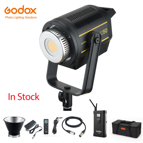 Godox-Luz LED VL150 VL-150, 150W, 5600K, versión blanca, para vídeo, iluminación de estudio con montaje Bowens, salida continua ► Foto 1/6