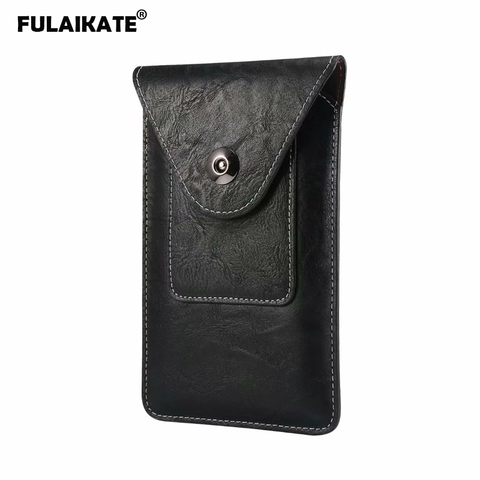 FULAIKATE, bolsa con patrón de elefante cintura estrecha de 4,7-6,9 pulgadas para iPhone 11 Pro Max, bolsa para teléfono de hombre, bolsillo para tarjeta de negocios para S20 Ultra ► Foto 1/6