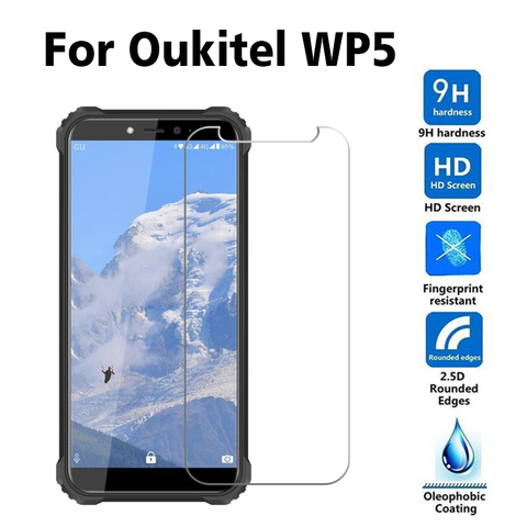 Vidrio Templado 2.5D para Oukitel WP5, película protectora de alta calidad a prueba de explosiones, Protector de pantalla para Oukitel WP5 ► Foto 1/5