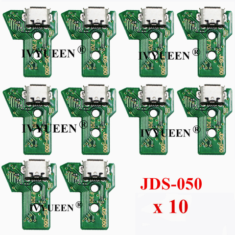 10 Uds JDS 050 040 030 011 puerto/toma de carga USB junta para Sony PlayStation 4 PS4 DS4 Pro Slim controlador tablero cargador del PCB ► Foto 1/6