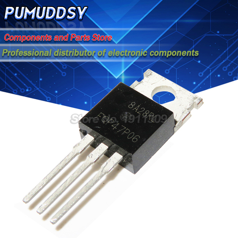 10 piezas FQP47P06 47P06 a-220 MOSFET 60V p-channel QFET nuevo IC original de entrega rápida ► Foto 1/1