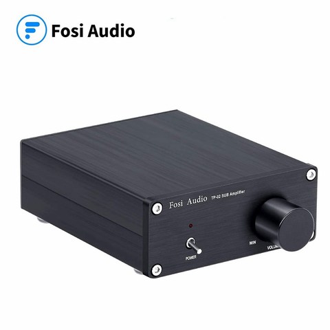 Fosi Audio TP-02-amplificador de Subwoofer TDA7498E, Mini Sub Bass Amp Digital Class D, amplificador de Subwoofer integrado, 220W ► Foto 1/6