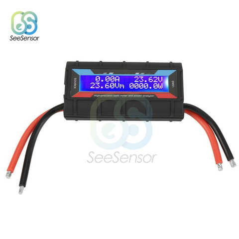 Medidor de potencia y analizador de potencia de alta precisión RC 60V 130A, voltímetro LCD con retroiluminación, amperímetro, medidor de corriente de voltaje ► Foto 1/5