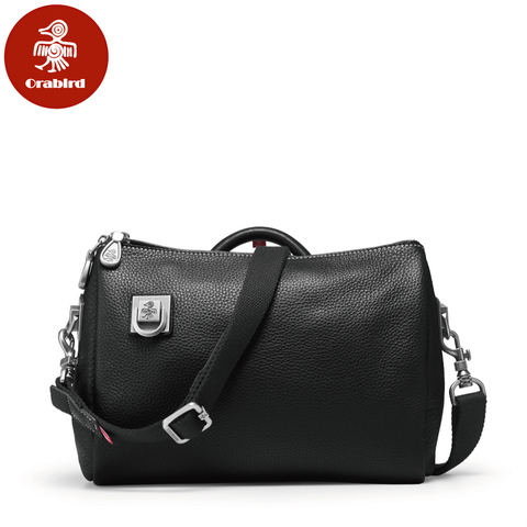 Orabrird-Bolso de cuero de gran capacidad para mujer, bolso de hombro tipo bandolera informal ► Foto 1/6