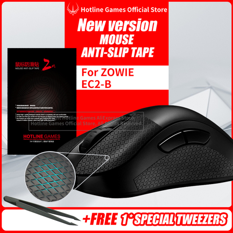 Hotline Games Mouse Anti-Slip Tape Cinta antideslizante para ratón ZOWIE EC2-B EC2B almohadillas resistentes al sudor pegatinas antideslizantes para ratón ► Foto 1/6