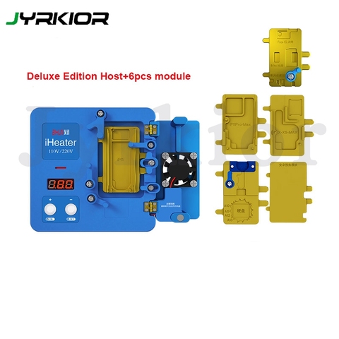 JC iHeater precalentamiento Estación de soldadura de la plataforma para iPhone X -12 Pro Max placa base de/CPU Chip IC/matriz de reparación de ► Foto 1/6