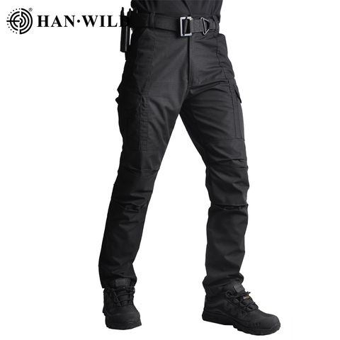 HAN WILD-Pantalones tácticos para hombre, Pantalones de chándal militares de camuflaje, informales, sueltos, de camuflaje, tácticos, XXXL ► Foto 1/6