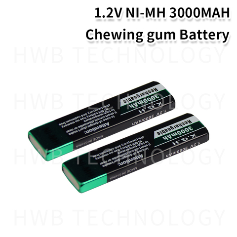 2 unids/lote Original de alta calidad para SoFirn 3000mah chicle batería Walkman Ni-MH nimh de 1,2 V recargable envío gratis ► Foto 1/3