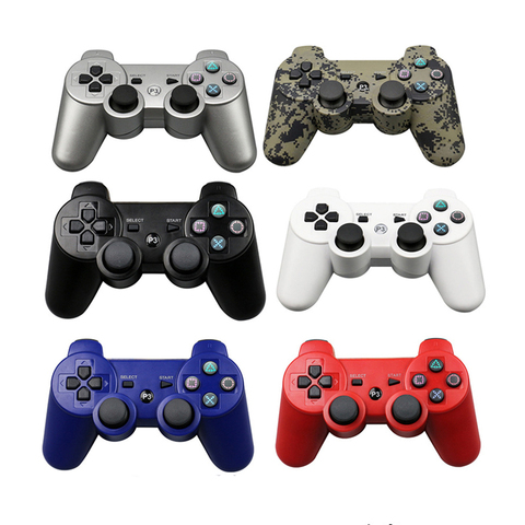 Nuevo 2,4 GHz 7 colores juego de Bluetooth inalámbrico para Sony PS3 ergonomía Joystick Gamepad para Playstation 3 ► Foto 1/6