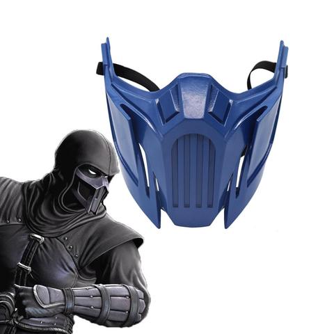 Juego Mortal Kombat 11 escorpión accesorios y máscara para disfraz de resina Unisex NOOB SAIBOT accesorios para Halloween Sub-cero máscaras ► Foto 1/6