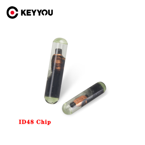 KEYYOU ID48 Chip en blanco T6 Crypto desbloquear copia de llave de coche transpondedor de vidrio Chip ID 48 Chip para VW Audi Skoda asiento Honda Porsche ► Foto 1/3