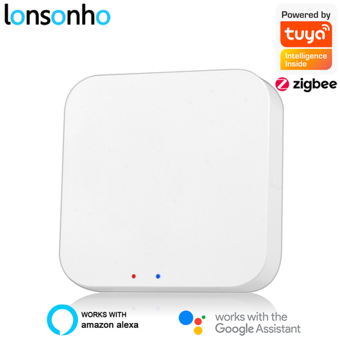 Minicontrolador inteligente Lonsonho Tuya Zigbee, aplicación de hogar inteligente inalámbrica con Control remoto por Wifi para Smart Home, Compatible con Alexa y Google Home ► Foto 1/6