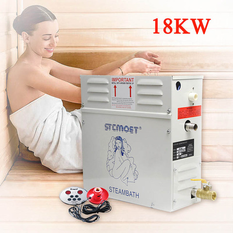 Generador de vapor para sauna de 15KW/18KW, SPA para el hogar o comercio, máquina de fumigación húmeda para pérdida de peso, 380V, 220V ► Foto 1/6