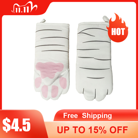 Guante para microondas de dibujos animados,utensilio de cocina,guante para microondas,guantes antideslizantes,1 Uds. 