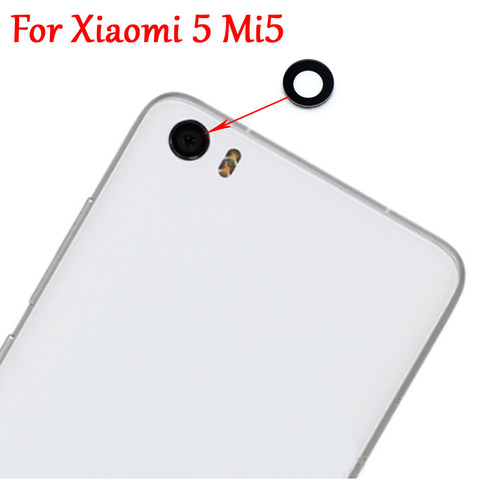 Cubierta de lente de cristal para cámara trasera, Original, con adhesivo, para Xiaomi 5 Mi 5 Mi5 M5, 2 uds., novedad de 100% ► Foto 1/1