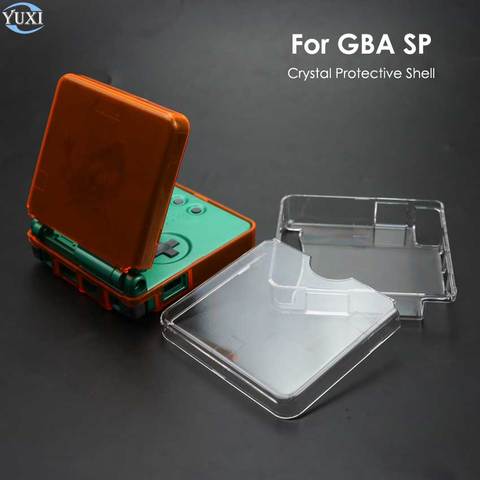 YuXi-funda de cristal transparente para consola Gameboy Advance SP, Concha rígida de protección para consola GBA SP ► Foto 1/6