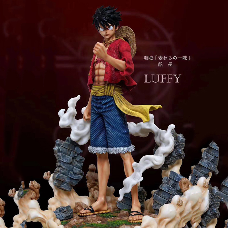3,1 Juguetes DSJSP One Piece Luffy SC Barbablanca Figura Estatua de Juguete Modelo de la decoración del Regalo Color : 1 