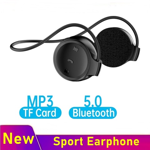 Tongdaytech-auriculares inalámbricos con Bluetooth, cascos deportivos de oreja abierta con micrófono, compatible con tarjeta TF, Radio FM, Mp3 para correr ► Foto 1/6