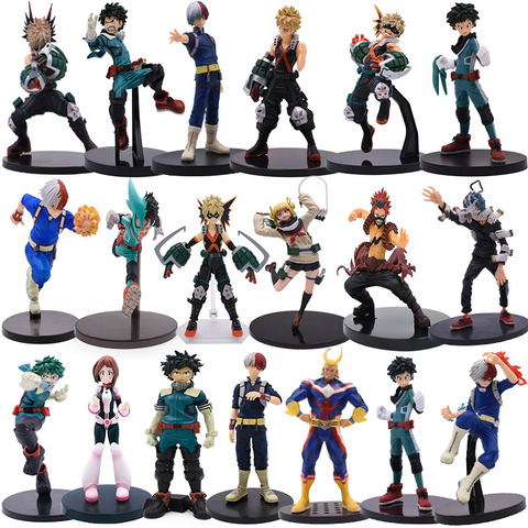 16-24cm figura de dibujos animados y Anime mi héroe Academia Izuku Midoriya Shouto Todorok Bakugou Cruz Mi cuerpo de acción de PVC increíble juguetes de héroe ► Foto 1/6