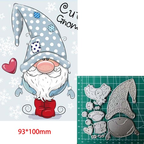 Nuevo muere por 2022 Santa Claus muñeca de corte de Metal muere en relieve Scrapbooking Plantilla de corte muere por tarjeta de DIY hecho a mano ► Foto 1/6