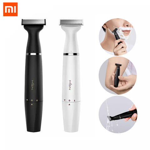 Xiaomi-Afeitadora eléctrica multifuncional MSN T3, cuchilla de afeitar para cabello húmedo y seco de doble uso, recortadora de estilismo para cejas y piernas ► Foto 1/6