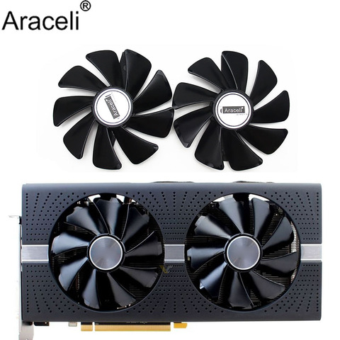 Ventilador enfriador CF1015H12D para Sapphire Radeon RX 470, 480, 580, 570, edición de minería de NITRO, RX580, RX480, tarjeta de vídeo para juegos, ventilador de refrigeración ► Foto 1/5