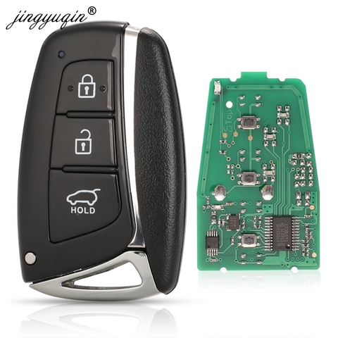 Llave inteligente para coche con Control remoto de 433MHz ID46 para HYUNDAI Santa Fe IX45 Control de vehículo 95440-2W600 ► Foto 1/6