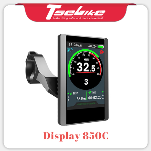 Pantalla LCD TSDZ2 850C, 6 pines para Motor central, Kit de conversión de bicicleta eléctrica, 36V, 48V ► Foto 1/6