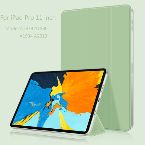Funda Smart cover para el iPad pro 11 pulgadas caso magnético Ultra Slim Tri-pliegues funda para iPad Pro11 modelo 2022 A1979 A1980 A1934 A2013 caso ► Foto 1/6