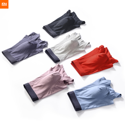 Xiaomi mijia-ropa interior Modal de grafeno para hombre, pantalones cortos de una pieza sin costuras, cómodos, antibiosis, sin trazos, transpirables y suaves ► Foto 1/6