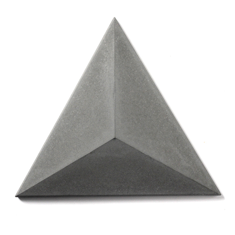 Molde triangular de silicona para hormigón, molde de escayola de pared 3D, herramienta de piedra decorativa hecha a mano ► Foto 1/5