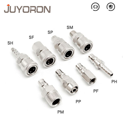Conector neumático de acoplamiento rápido tipo C de alta presión, Conector de compresor de aire, PP20, SP20, PF20, SF20, PH20, SH20, PM20, SM20 ► Foto 1/6