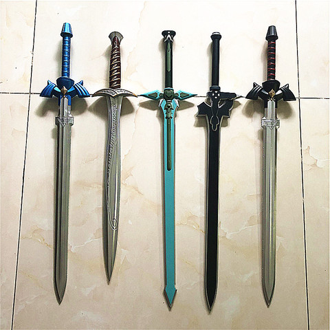 1:1 espada leyenda de Zelda enlace azul negro Cosplay PU espada arte en línea SAO El Hobbit Frodo Bolsón espada ► Foto 1/6