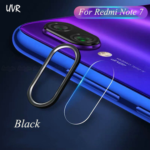 Para Xiaomi Redmi Note 7 Protector de lente de la Cámara de cristal templado película de la Cámara anillo de Metal cubierta de la caja del parachoques Redmi Note 7 Pro ► Foto 1/6