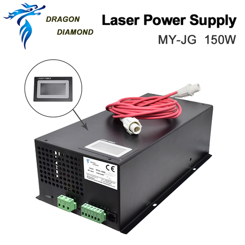 Fuente de alimentación láser CO2 DRAGON DIAMOND 150W para máquina cortadora de grabado láser serie MYJG categoría ► Foto 1/6