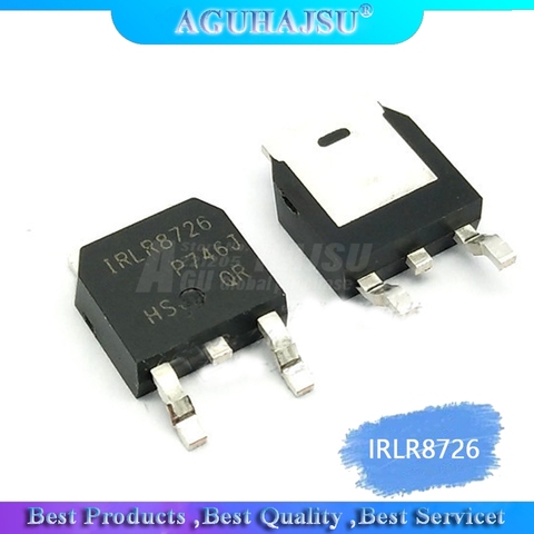 Transistor de efecto de campo, 10 Uds. IRLR8726 TO-252 IRLR8726TRPBF TO252 LR8726 SMD MOS, n-channel 30V 86A ► Foto 1/1