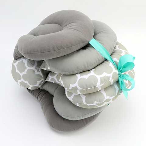 TYRY.HU-almohada de lactancia para bebé, 3 colores, multifuncional, capas, cojín modelo ajustable, almohada de alimentación para recién nacido ► Foto 1/6