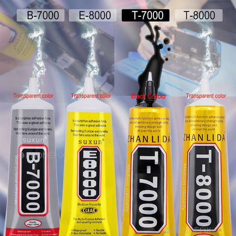 Pegamento adhesivo B7000, E8000, T7000, T8000, marco de pantalla LCD, Glue15/50/110ml, para pantalla táctil de teléfono móvil, manualidades, joyería, pegamento DIY ► Foto 1/6