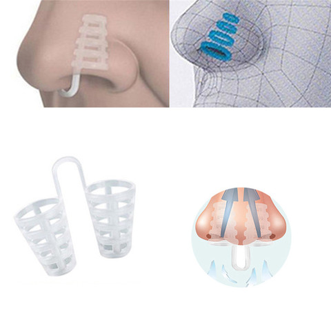 Juego de Mini ronquidos de respiración para dormir, 10 unidades, Clip cancelador de ronquidos, ayuda Nasal, dispositivo dilatador, ayuda para la congestión sin tiras, conos ► Foto 1/6