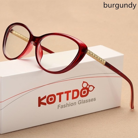 KOTTDO-Montura de gafas de Ojos de gato para hombre y mujer, gafas ópticas graduadas, montura ► Foto 1/6