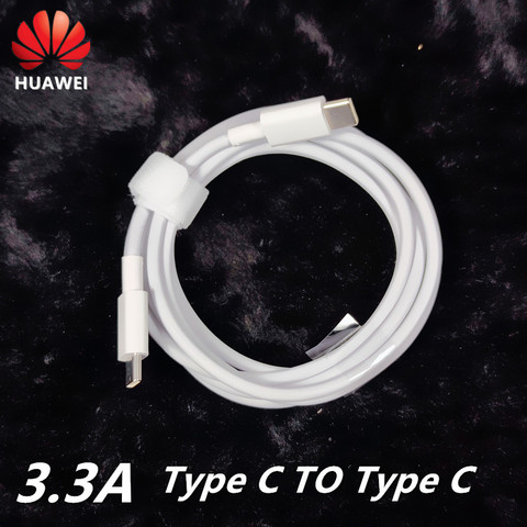 Huawei Cable de cargador Matebook D14 tipo C a tipo C 3.3A cable para teléfono Huawei Matebook D14 D15 D13 E Pro ► Foto 1/6